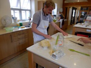 DofE student at Yorkshire Wolds Cookery School