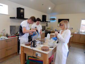 DofE students at Yorkshire Wolds Cookery School
